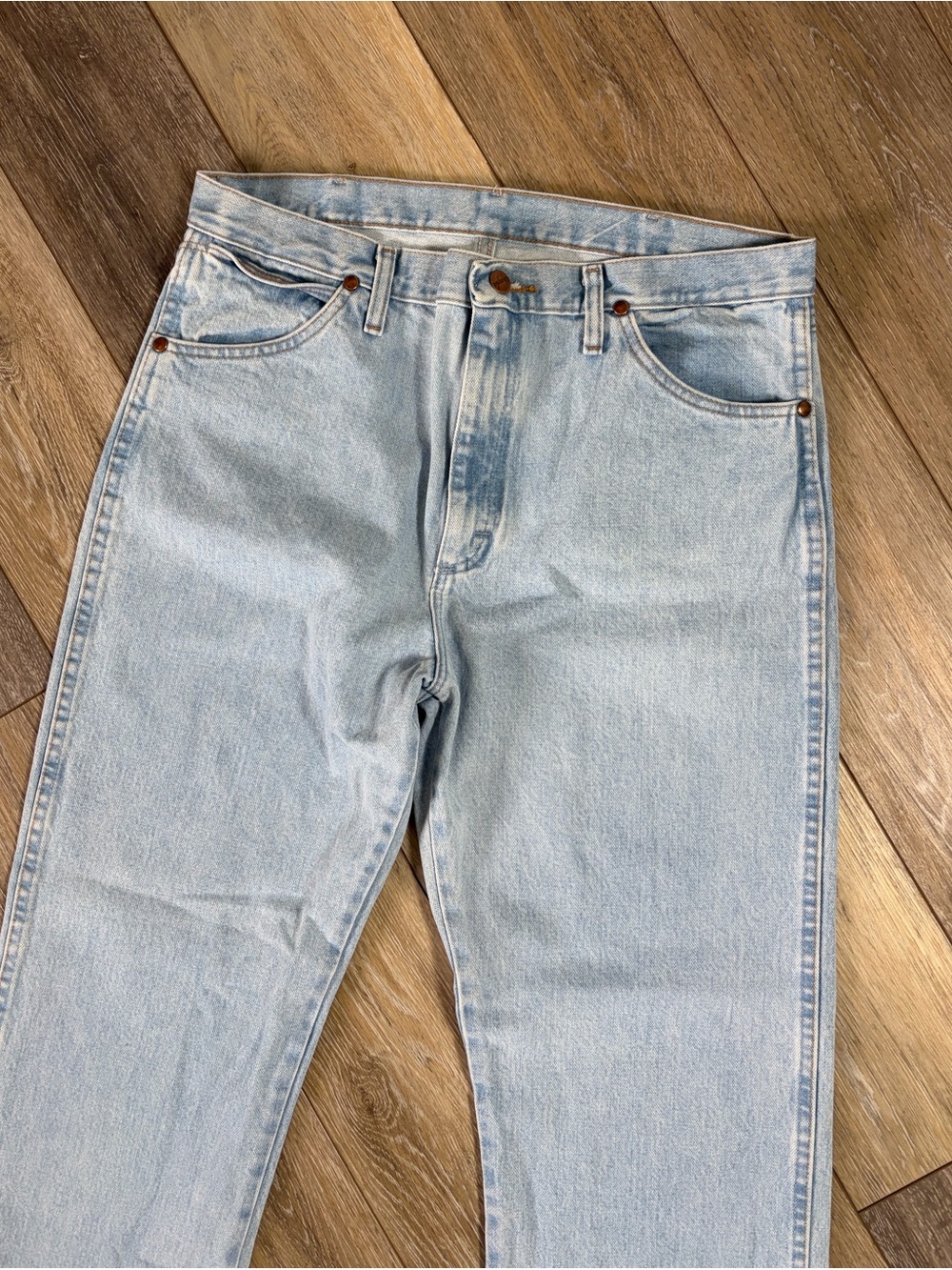 Wrangler Cowboy Cut Regular Fit Bleach Style 13MWZGH - Picture 5 of 14